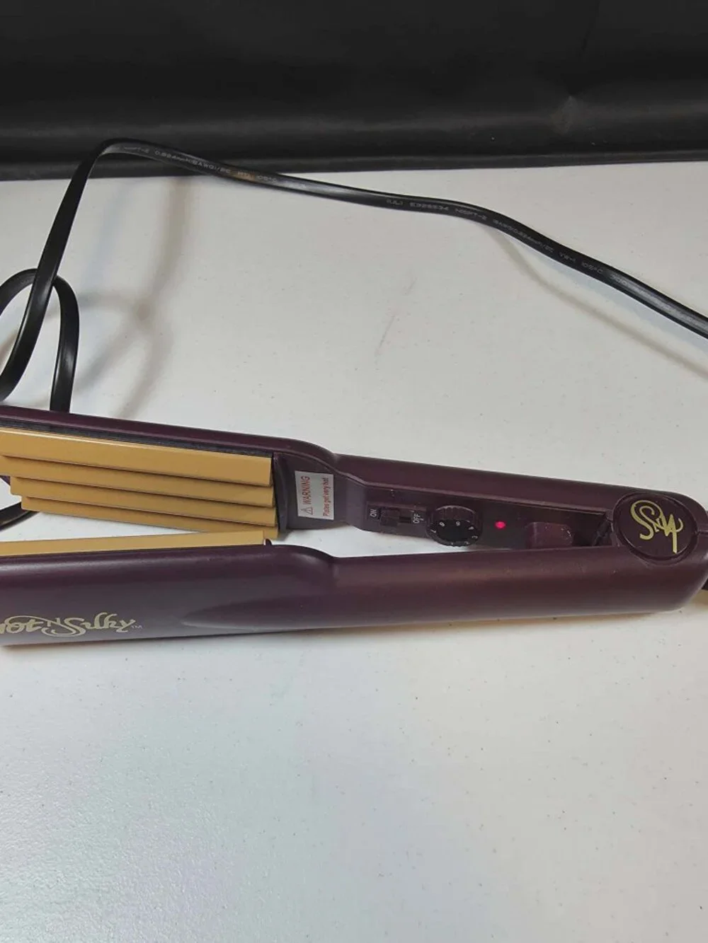 HOT N SILKY CRIMPER HAIR IRON CRIMPING WAVES TESTED WORKS